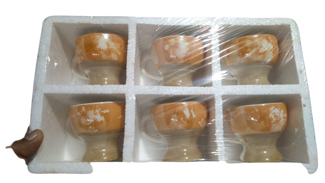 bone china coffee mugs- set of 6 pcs