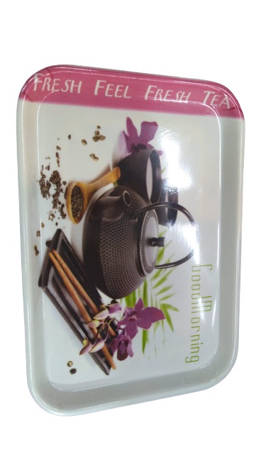 printed plastic serving tray