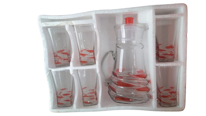 Glass set with jug.......