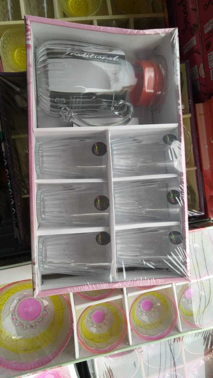 Transparent treo desire lemon glass jug set