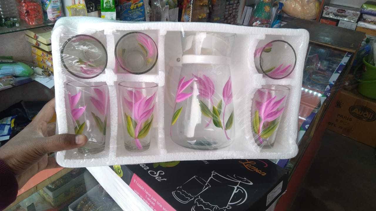 7 pcs glass lemon set