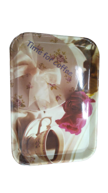 printed plastic serving tray