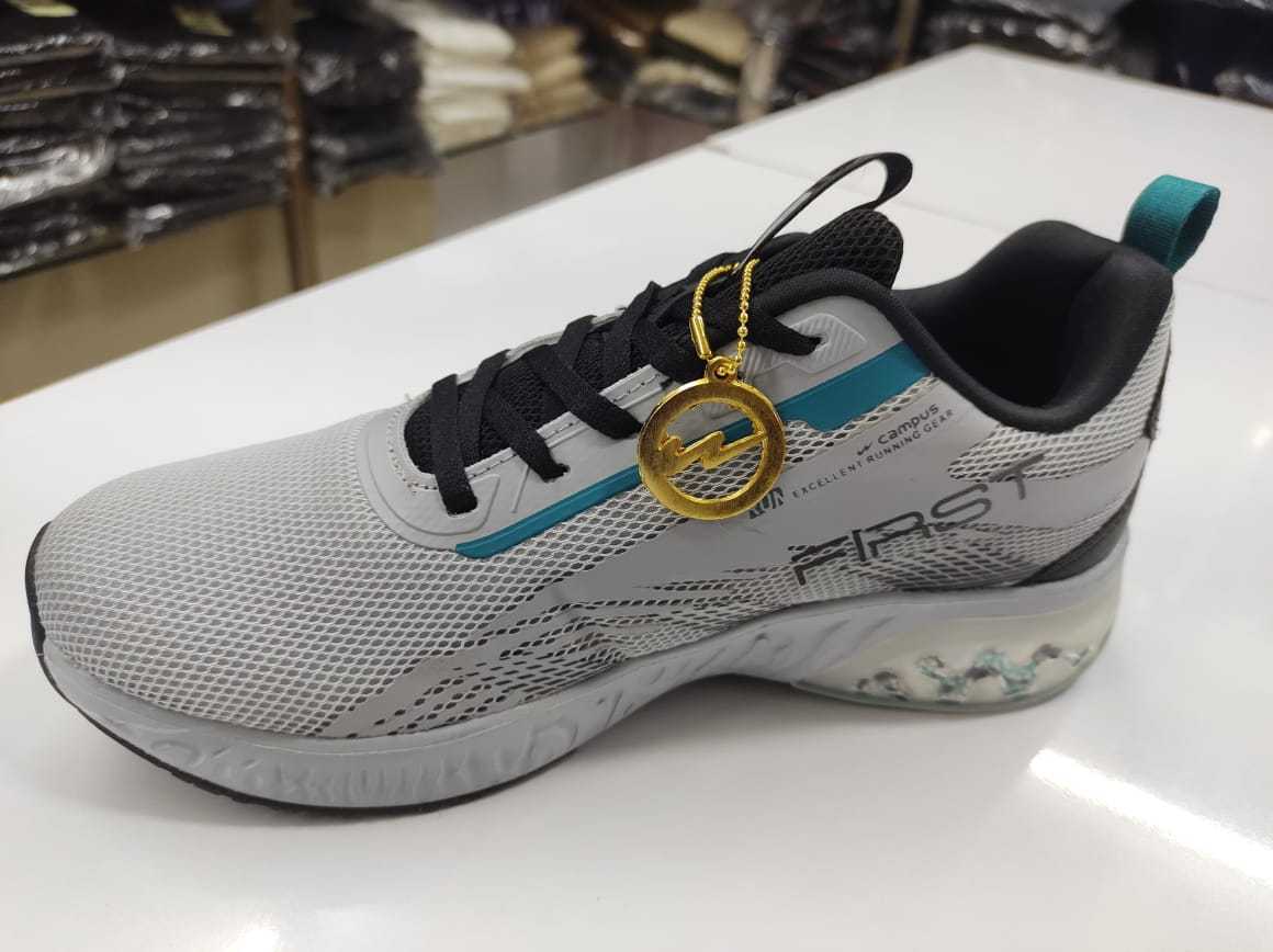 Campus gray running shoes