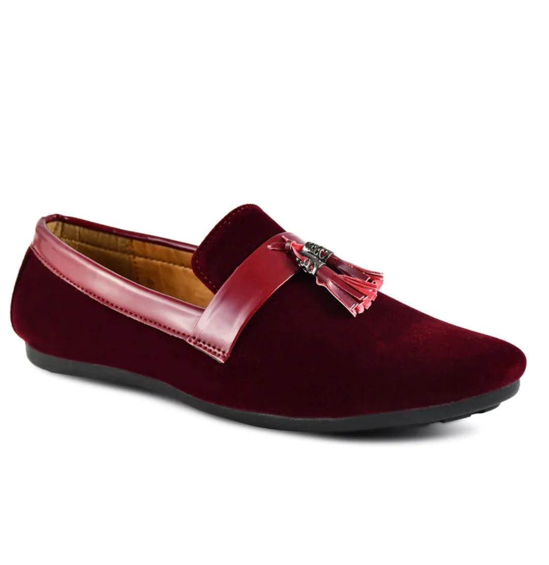 Mens Velvet Loafer Shoes.