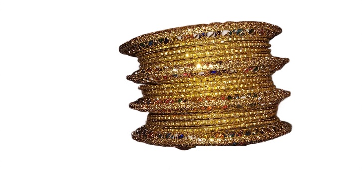 Golden Bridal Bangle Set