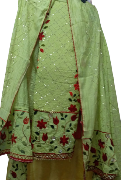 Fancy embroidery suit