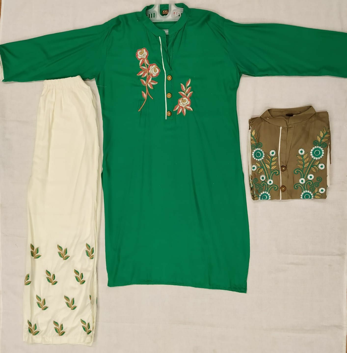 Embroidery Kurti Pant