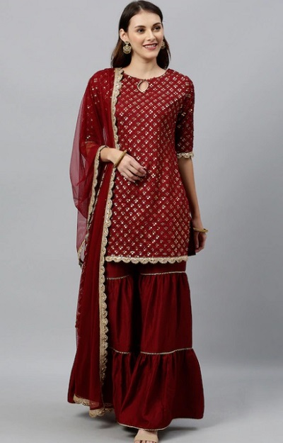 Frock Sharara Suit