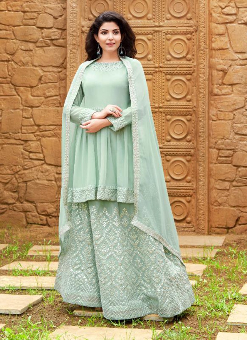 Simple Sharara  Suit