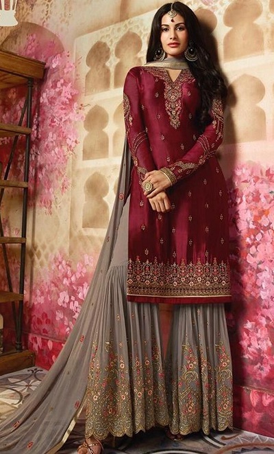 Fancy sharara suit