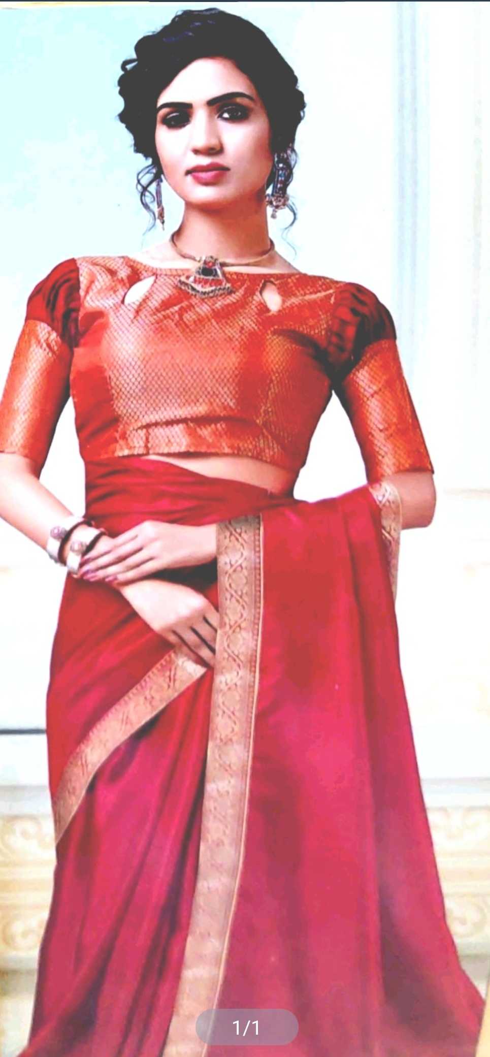 Synthetic saree