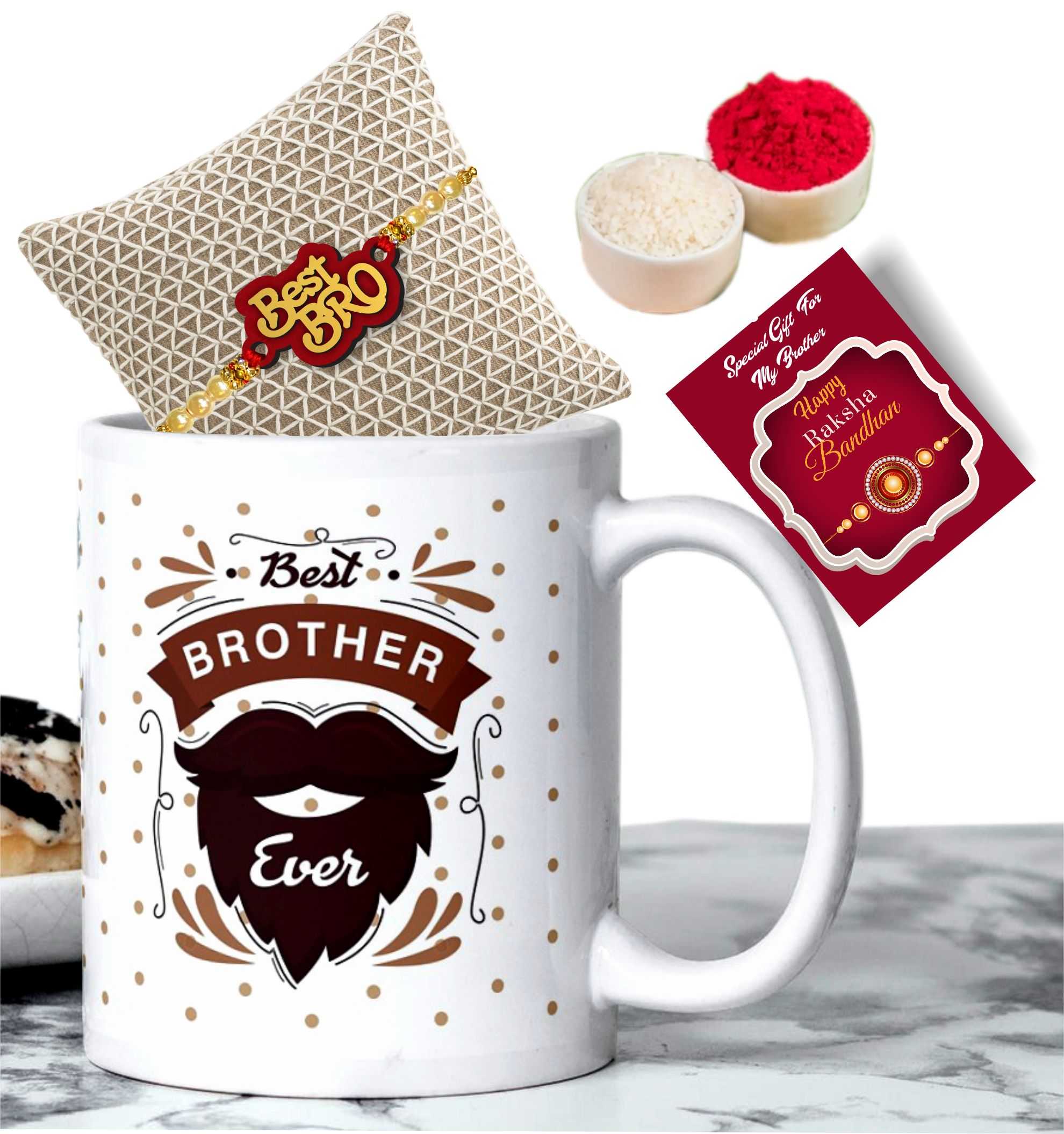 MUG COMBO WITH BROTHER RAKHI