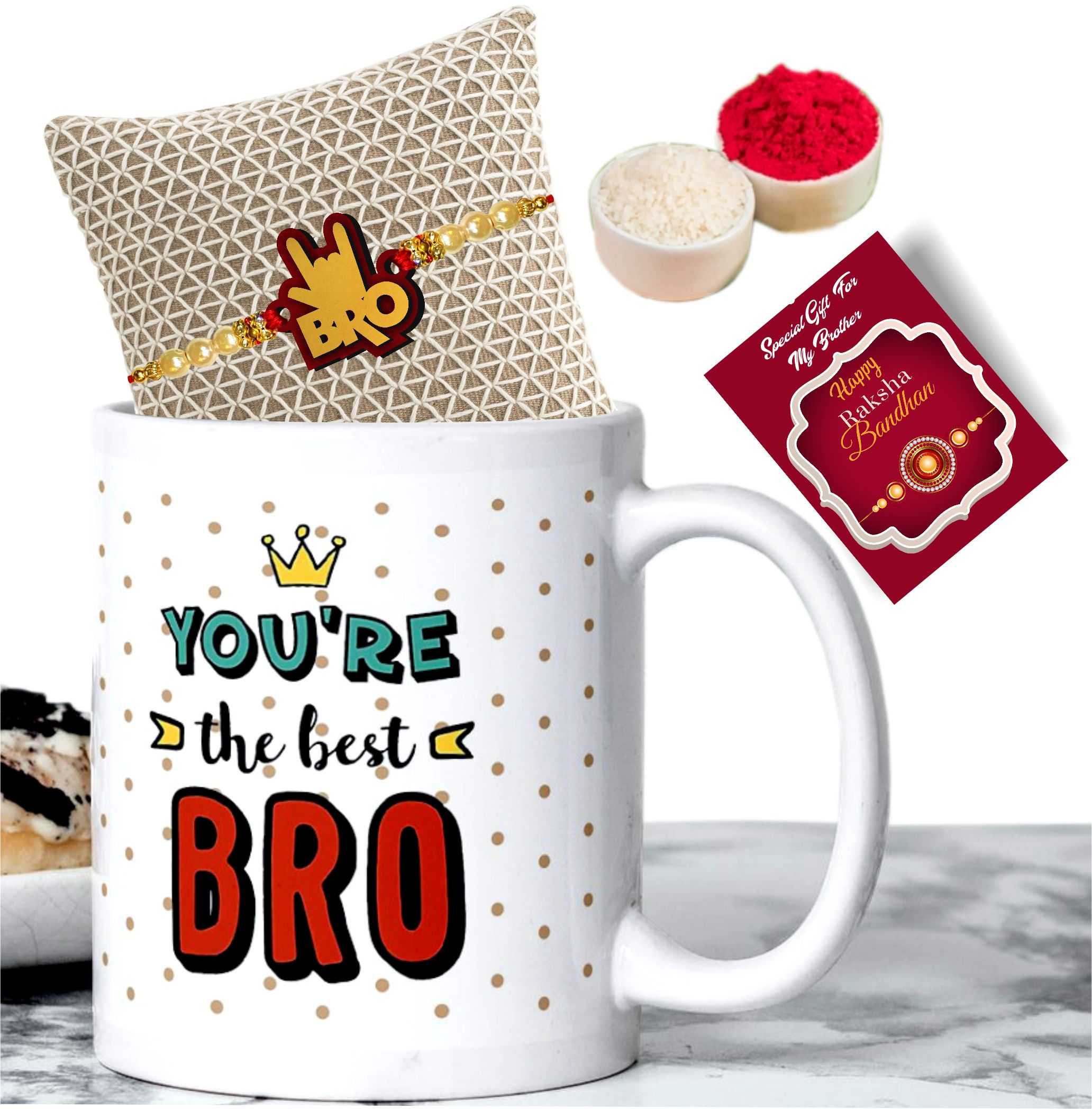 MUG COMBO WITH BROTHER RAKHI