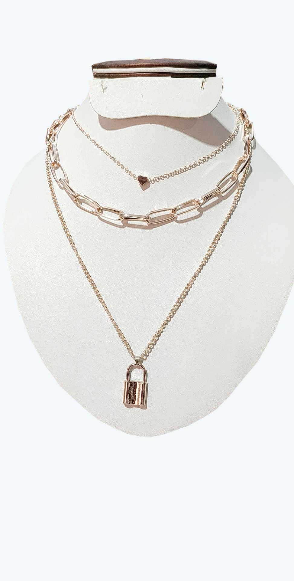 Beautiful artificial silver plated necklace